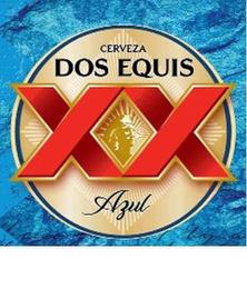 CERVEZA DOS EQUIS XX AZUL trademark