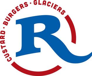 R CUSTARD · BURGERS · GLACIERS trademark