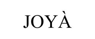 JOYÀ trademark