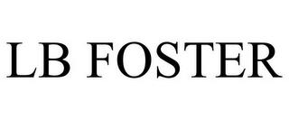 LB FOSTER trademark