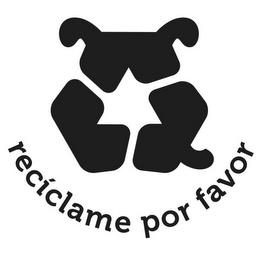 RECICLAME POR FAVOR trademark