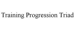 TRAINING PROGRESSION TRIAD trademark