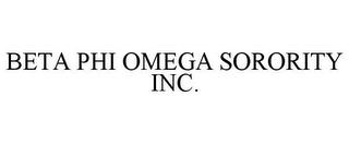 BETA PHI OMEGA SORORITY INC. trademark