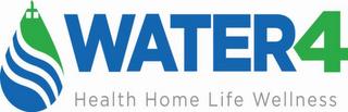 WATER4 HEALTH HOME LIFE WELLNESS trademark