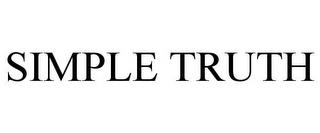 SIMPLE TRUTH trademark