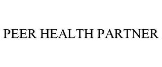 PEER HEALTH PARTNER trademark