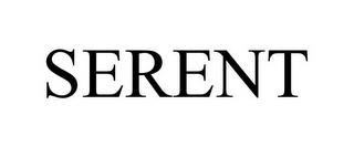 SERENT trademark