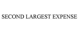 SECOND LARGEST EXPENSE trademark