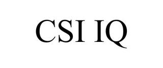 CSI IQ trademark