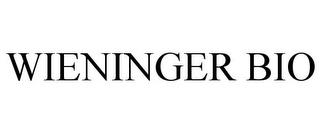 WIENINGER BIO trademark