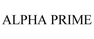 ALPHA PRIME trademark