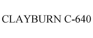 CLAYBURN C-640 trademark