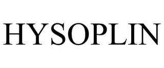 HYSOPLIN trademark