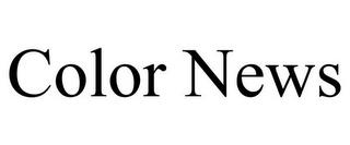 COLOR NEWS trademark