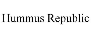 HUMMUS REPUBLIC trademark