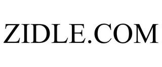 ZIDLE.COM trademark