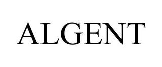 ALGENT trademark