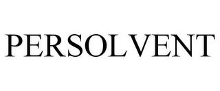 PERSOLVENT trademark