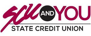 SCU AND YOU STATE CREDIT UNION trademark