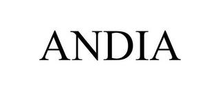 ANDIA trademark