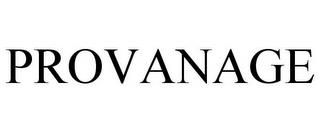 PROVANAGE trademark