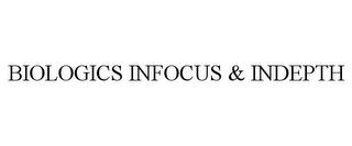 BIOLOGICS INFOCUS & INDEPTH trademark