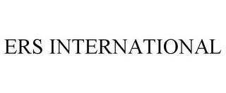 ERS INTERNATIONAL trademark