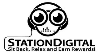 STATIONDIGITAL SIT BACK, RELAX AND EARNREWARDS! trademark