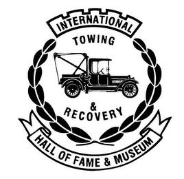 INTERNATIONAL TOWING & RECOVERY HALL OF FAME & MUSEUMFAME & MUSEUM trademark