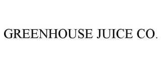 GREENHOUSE JUICE CO. trademark