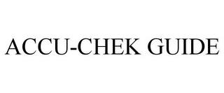 ACCU-CHEK GUIDE trademark