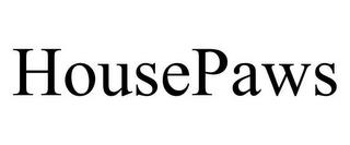 HOUSEPAWS trademark