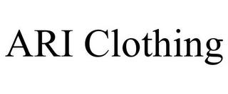 ARI CLOTHING trademark