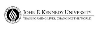 JOHN F. KENNEDY UNIVERSITY TRANSFORMING LIVES, CHANGING THE WORLD trademark