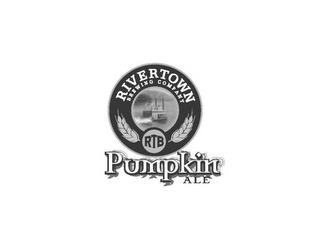 RIVERTOWN BREWING COMPANY RTB PUMPKIN ALE trademark