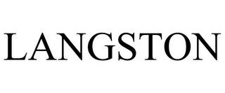 LANGSTON trademark