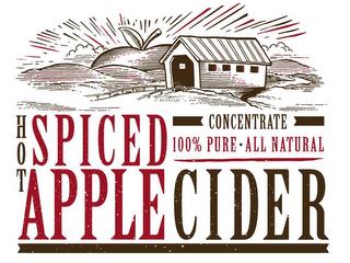 HOT SPICED APPLE CIDER CONCENTRATE 100%PURE·ALL NATURAL trademark