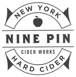 NINE PIN CIDER WORKS NEW YORK HARD CIDER trademark