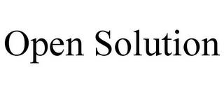 OPEN SOLUTION trademark