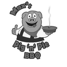 MAX'S PIG 'N' PIE BBQ trademark