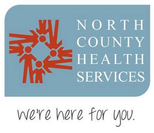 NORTH COUNTY HEALTH SERVICES WE'RE HERE FOR YOU. trademark