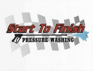 START TO FINISH PRESSURE WASHING trademark