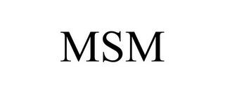 MSM trademark