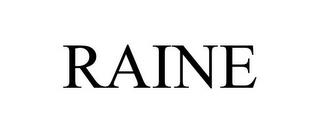 RAINE trademark