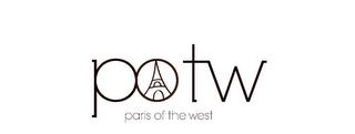 POTW PARIS OF THE WEST trademark