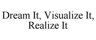 DREAM IT, VISUALIZE IT, REALIZE IT trademark