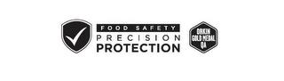 FOOD SAFETY PRECISION PROTECTION ORKIN GOLD MEDAL QA trademark