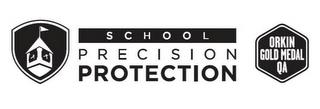 SCHOOL PRECISION PROTECTION ORKIN GOLD MEDAL QA trademark