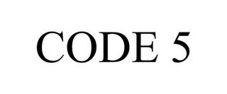 CODE 5 trademark