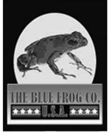 THE BLUE FROG CO. U.S.A. trademark